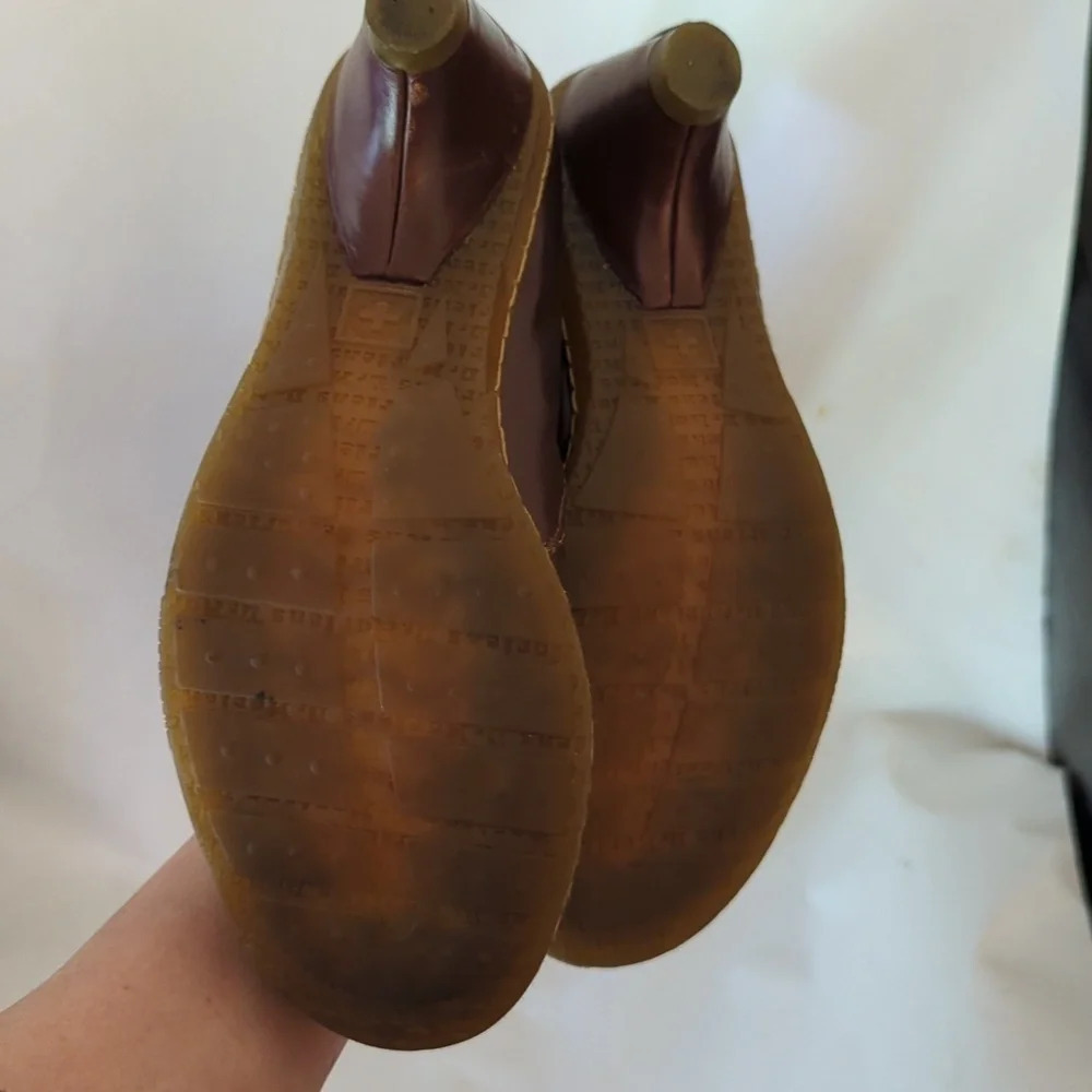 Rare Doc martens leather slouchy buckle vintage winter fall boots Size 6 - Picture 8 of 11